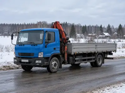 Манипулятор 5 т Воронеж — Сочи, фото 1 — спереди
