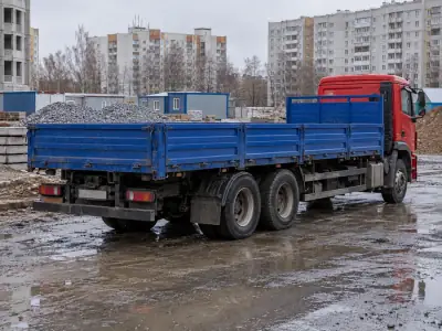Бортовая фура 10 т Санкт-Петербург — Красноярск, фото 4 — сзади