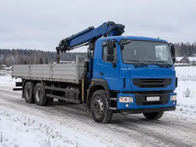 Манипулятор 10 т Волгоград — Челябинск, фото 2 — с другой стороны