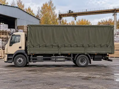 Шторная фура 10 т Воронеж — Красноярск, фото 3 — сбоку