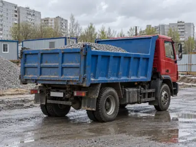 Самосвал 10 т Волгоград — Самара, фото 4 — сзади
