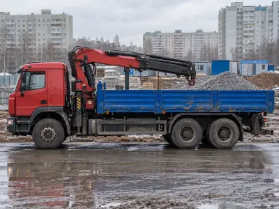 Манипулятор 10 т Сочи — Ростов-на-Дону, фото 1 — спереди