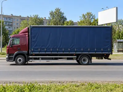 Шторная фура 10 т Пермь — Москва, фото 3 — сбоку