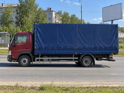 Тент 5 т Краснодар — Нижний Новгород, фото 3 — сбоку