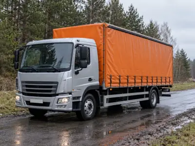 Шторная фура 10 т Санкт-Петербург — Ростов-на-Дону, фото 4 — сзади
