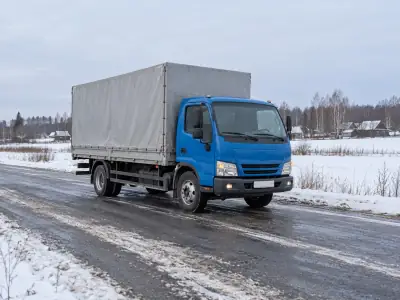 Тент 5 т Уфа — Ростов-на-Дону, фото 1 — спереди