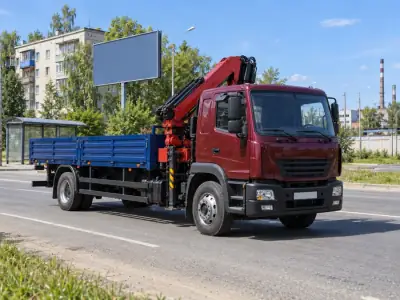 Манипулятор 5 т Пермь — Челябинск, фото 2 — с другой стороны