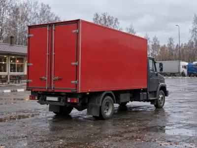 Фургон 5 т Омск — Новосибирск, фото 4 — сзади