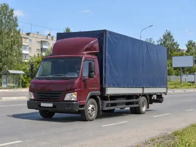 Тент 5 т Воронеж — Уфа, фото 3 — сбоку