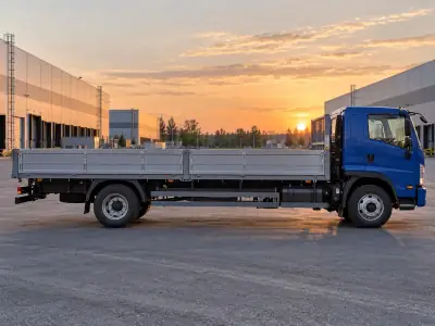 Бортовой 7 т Уфа — Новосибирск, фото 1 — спереди