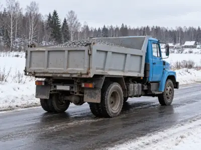 Самосвал 10 т Челябинск — Новороссийск, фото 4 — сзади