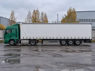 Шторная еврофура 20 т Москва — Красноярск, фото 3 — сбоку