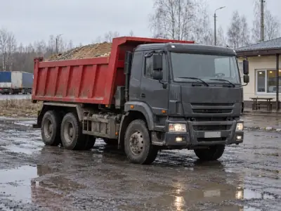 Самосвал 20 т Воронеж — Старый Оскол, фото 2 — с другой стороны