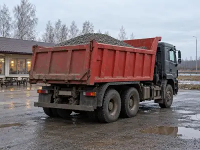 Самосвал 20 т Воронеж — Старый Оскол, фото 4 — сзади