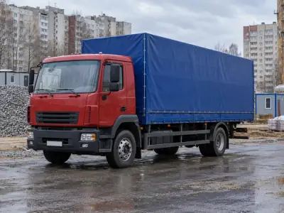 Тент 5 т Краснодар — Воронеж, фото 3 — сбоку
