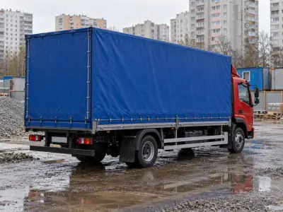 Тент 5 т Краснодар — Воронеж, фото 4 — сзади
