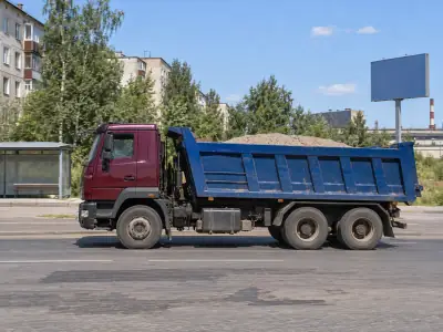 Самосвал 20 т Омск — Новосибирск, фото 1 — спереди