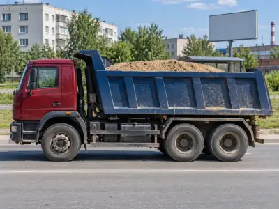 Самосвал 20 т Омск — Новосибирск, фото 3 — сбоку