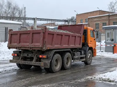Самосвал 10 т Москва — Омск, фото 4 — сзади