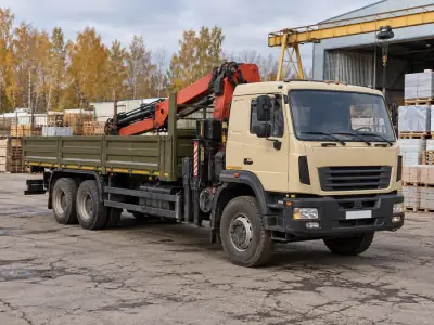 Манипулятор 10 т Воронеж — Краснодар, фото 2 — с другой стороны