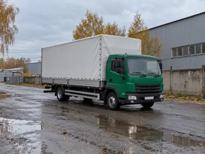 Тент 5 т Старый Оскол — Воронеж, фото 1 — спереди