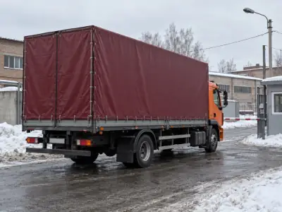 Тентованная фура 10 т Краснодар — Ростов-на-Дону, фото 4 — сзади
