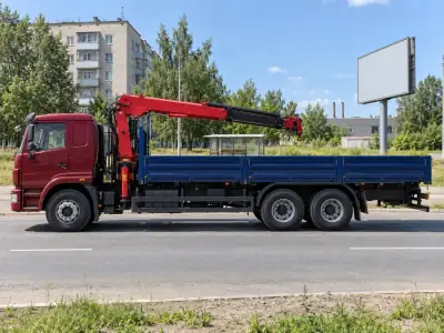 Манипулятор 10 т Москва — Омск, фото 3 — сбоку