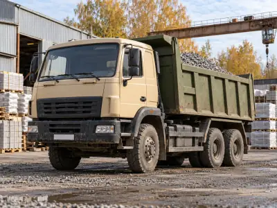 Самосвал 20 т Москва — Тольятти, фото 1 — спереди
