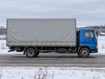Тент 5 т Казань — Новороссийск, фото 1 — спереди