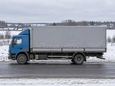 Тент 5 т Казань — Новороссийск, фото 3 — сбоку
