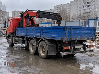 Манипулятор 10 т Самара — Уфа, фото 4 — сзади