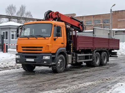 Манипулятор 10 т Челябинск — Самара, фото 2 — с другой стороны