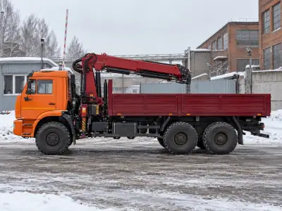 Манипулятор 10 т Челябинск — Самара, фото 3 — сбоку