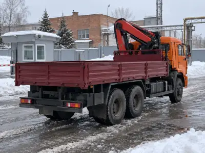 Манипулятор 10 т Челябинск — Самара, фото 4 — сзади