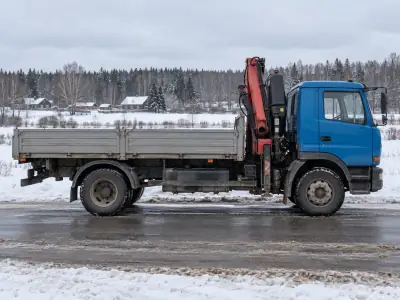 Манипулятор 5 т Санкт-Петербург — Москва, фото 1 — спереди