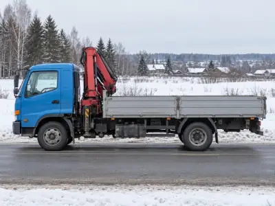 Манипулятор 5 т Санкт-Петербург — Москва, фото 3 — сбоку