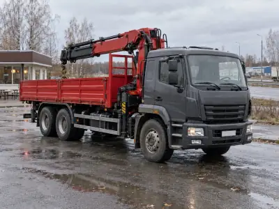 Манипулятор 10 т Воронеж — Челябинск, фото 2 — с другой стороны