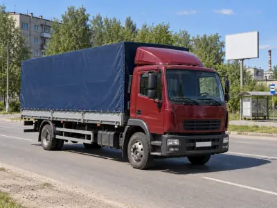 Тентованная фура 10 т Новороссийск — Уфа, фото 2 — с другой стороны