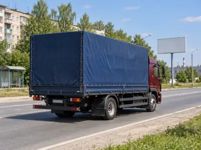 Тентованная фура 10 т Новороссийск — Уфа, фото 4 — сзади