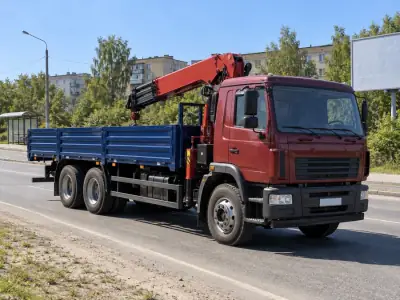 Манипулятор 10 т Калининград — Санкт-Петербург, фото 2 — с другой стороны