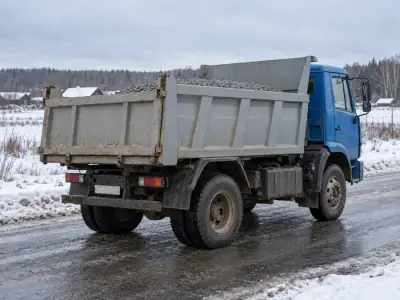 Самосвал 10 т Воронеж — Белгород, фото 4 — сзади