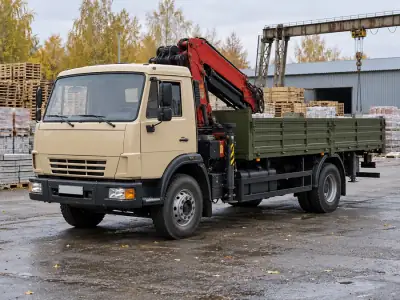 Манипулятор 5 т Уфа — Челябинск, фото 2 — с другой стороны
