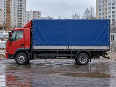 Тент 5 т Волгоград — Новороссийск, фото 1 — спереди