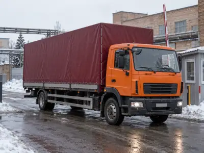 Тент 5 т Тюмень — Новосибирск, фото 2 — с другой стороны