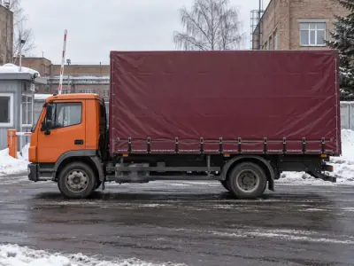 Тент 5 т Тюмень — Новосибирск, фото 3 — сбоку